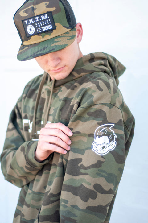 T.K.I.M. Classic Camo Hoodie