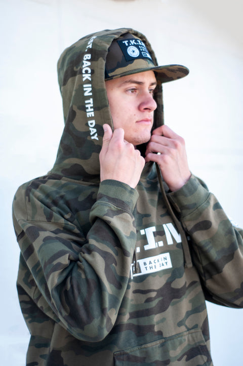 T.K.I.M. Classic Camo Hoodie