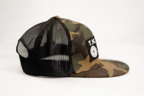 T.K.I.M. Patch Camo Snapback